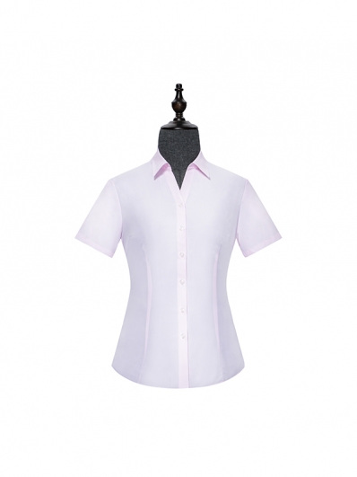 Pink V-neck womens shirt