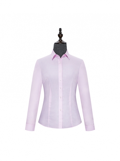 Pink womens long sleeve shirt